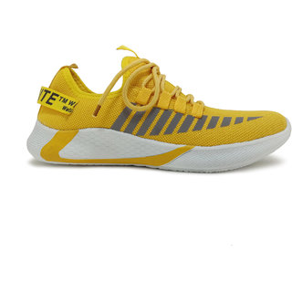 stylish yellow shoes