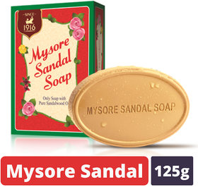 Mysore Sandal Soap Pure Sandalwood Oil 125gm
