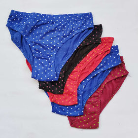 Women Star Printed Premium Panty (pack of 5)