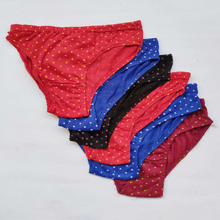 Buy Women Star Printed Premium Panty (pack of 6) Online @ ₹349 from ...
