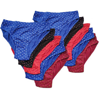 Women Star Printed Premium Panty (pack of 10)