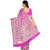 Kanieshka Brand Good Quality Beautiful Pink Silk Saree with Broad Golden Border, Attached Blouse