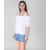 Vivient Women White Ryon Crepe Off Shoulder Top