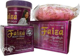 FAIZA BEAUTY CREAM WITH FAIZA WHITENING SOAP (COMBO PACK )