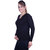 Ogarti woollen full sleeve V neck Black Colour Women's  Cardigan
