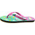 Polita Women's Rubberized EVA Flip-Flops and House Slippers (F30 Pastel Green Pink)