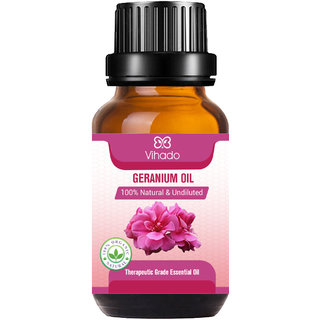 Vihado Geranium Essential Oil (15 ml) (Pack of 1) (15 ml) Vihado Geranium Essential Oil (15 ml) (Pack of 1) (15 ml)