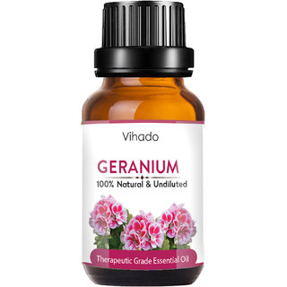 Vihado Best 100 Pure Geranium Essential Oil (30 ml) (Pack of 1) (30 ml) Vihado Best 100 Pure Geranium Essential Oil (30 ml) (Pack of 1) (30 ml)