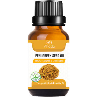 Vihado Fenugreek Essential Oil, 100 Pure, Natural Undiluted (30 ml) (Pack of 1) (30 ml) Vihado Fenugreek Essential Oil, 100 Pure, Natural Undiluted (30 ml) (Pack of 1) (30 ml)