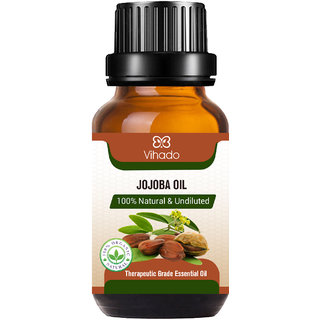                       Vihado Pure, Natural And Cold Pressed Jojoba Carrier Oil (15 ml) (Pack of 1) (15 ml)                                              