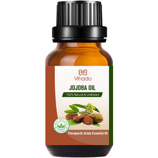                       Vihado Natural And Cold Pressed Jojoba Carrier Oil (15 ml) (Pack of 1) (15 ml)                                              