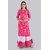 Dhruvi Women Rayon Bandhani Kurta With Skirt Set
