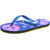 Polita Women's Rubberized EVA Flip-Flops and House Slippers ( Floret Blue Pink White F36 )