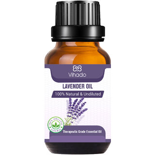                       Vihado Lavender Essential Oil Steam Distilled Natural, Pure And Organic(10 ml) (Pack of 1) (10 ml)                                              