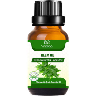                       Vihado Cold Pressed Organic Neem Oil, (10 ml) (Pack of 1) (10 ml)                                              