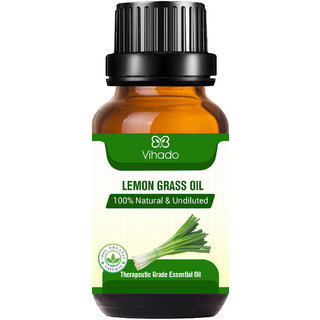                       Vihado Lemon Grass Pure and Natural Essential Oil (10 ml)                                              