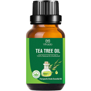 Vihado Best Tea Tree Essential Oil For Skin, Grade Essential Oil (10 ml) (Pack of 1) (10 ml)