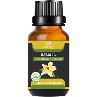                       Vihado Vanilla Oil 100 Natural Pure Undiluted Uncut Essential Oil (15 ml)                                              