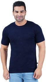 Stoovs Navy Men's Half Sleeve T-shirt