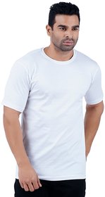 Stoovs White Men's Half Sleeve T-shirt