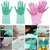 Smart matto Silicone Dish Washing Gloves, Silicon Cleaning Gloves, Silicon Hand Gloves for Kitchen