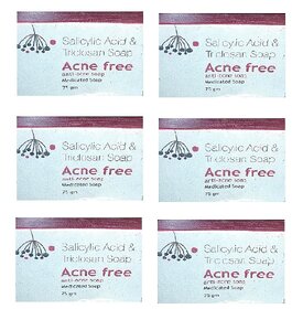 Acne Free Anti-acne Soap Pack-6