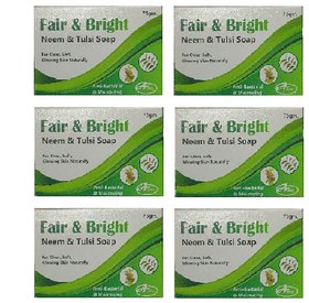 Fair  Bright Neem  Tulsi Soap Pack of -6