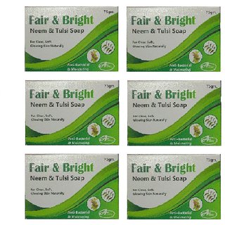 Fair  Bright Neem  Tulsi Soap Pack of -6