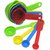 Zoov Measuring Spoon Multi Purpose Kitchen Tool, Measuring Cups for Kitchen 8pc Set Multi color