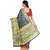Kanieshka Good Quality Beautiful Blue Silk Saree With Contrast  Attractive Red Saree plate, Attached Red Color Unstitch