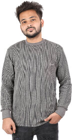 Gophar winter wear round neck dark grey Thermal for men's