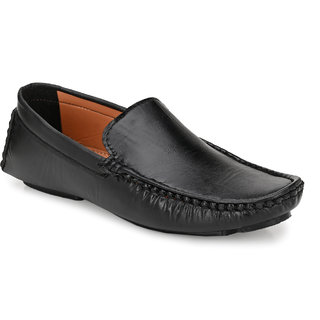 Lee Peeter Men's Black Trendy Loafer