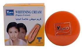 Yoko Whitening Cream Papaya Extract Pack Of 3.