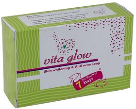 Vita Glow Skin Whitening  Anti Acne Soap 135g (Pack Of 1)