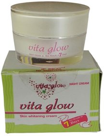 Vita Glow Skin Whitening And Fairness Night Cream For All skins  (30 g)
