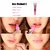 2Colors Romantic Bear Waterproof Lipstick Famous Brand Beauty Red Wow Makeup Lip Gloss (Cherry Red Sweet Orange)