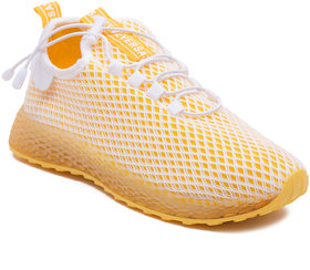 Eversassy Sports Running Shoes For Women (Yellow)