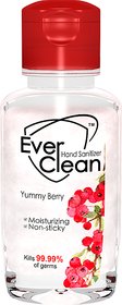 EverClean Hand Sanitizer Yummy Berry - 60 mL(Pack of 12)