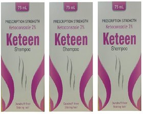 Keteen Dandruff Free Shampoo Pack of - 3