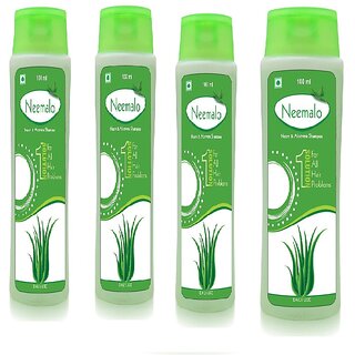 Neemalo Neem  Aloevera Shampoo Pack of-4