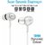 Ubon GPR-411 Champ Wired Headset  (White, In the Ear)