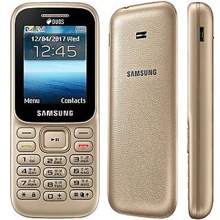 refurbished samsung 310e guru music 2 dual sim feature mobile phone with sd card slot gold