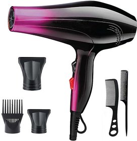 Sanjana Collections Rock Light Salon Grade Professional Hair Dryer 3500W with 1 Diffuser, 1 Comb Diffuser (Black)