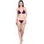 Raviour Lifestyle Satin Lingerie Set with Eye Mask for Women (Lingerie Set- Dark Purple Colour Set-(3 Piece)