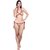 Raviour Lifestyle Women's Satin Lingerie Set with Eye Mask (Lingerie Set-Golden Colour,Set- (3 Piece set)