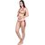 Raviour Lifestyle Women's Satin Lingerie Set with Eye Mask (Lingerie Set-Golden Colour,Set- (3 Piece set)