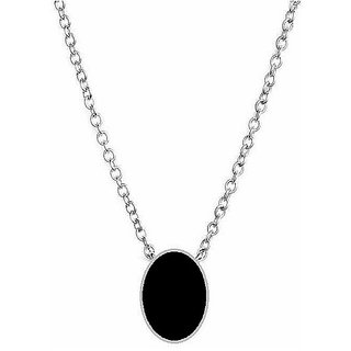                       5 ratti Natural Sulemani Hakik Stone Unheated Lab Certified pure Silver Pendant without chain by CEYLONMINE                                              