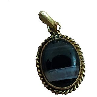                       5 ratti Stone 100% Natural Sulemani Hakik silver Pendant without chain by CEYLONMINE                                              