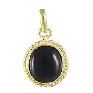                       5.5 Carat A+ Quality Sulemani Hakik Pukhraj Gemstone without chain Gold Plated Pendant by CEYLONMINE                                              