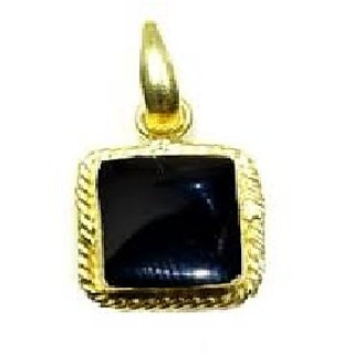                       Agate/Hakik Pendant 5.5 ratti Gold Plated Locket without chain for Men and Women by CEYLONMINE                                              